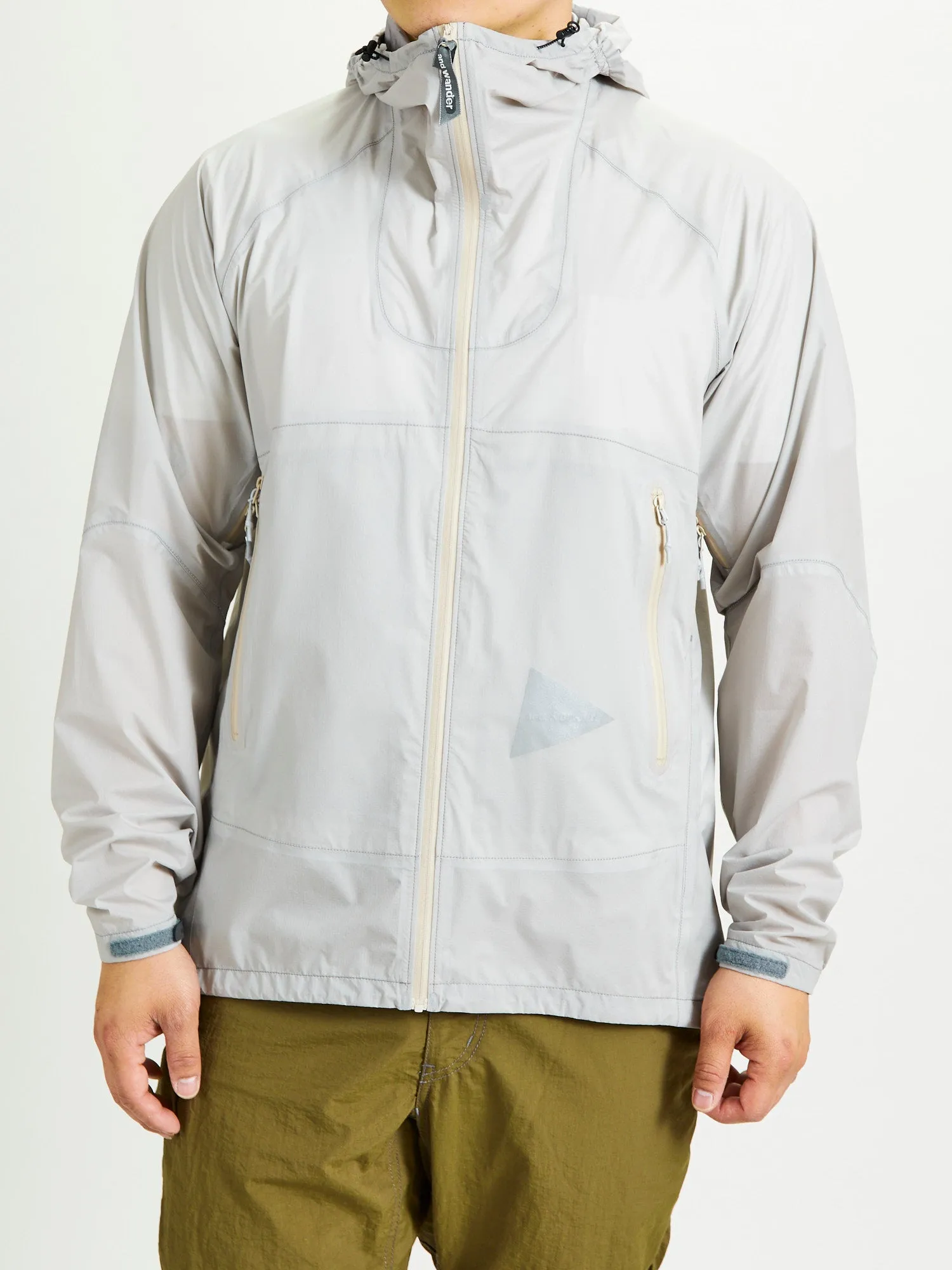 3L Ultra Light Rain Jacket in Light Grey