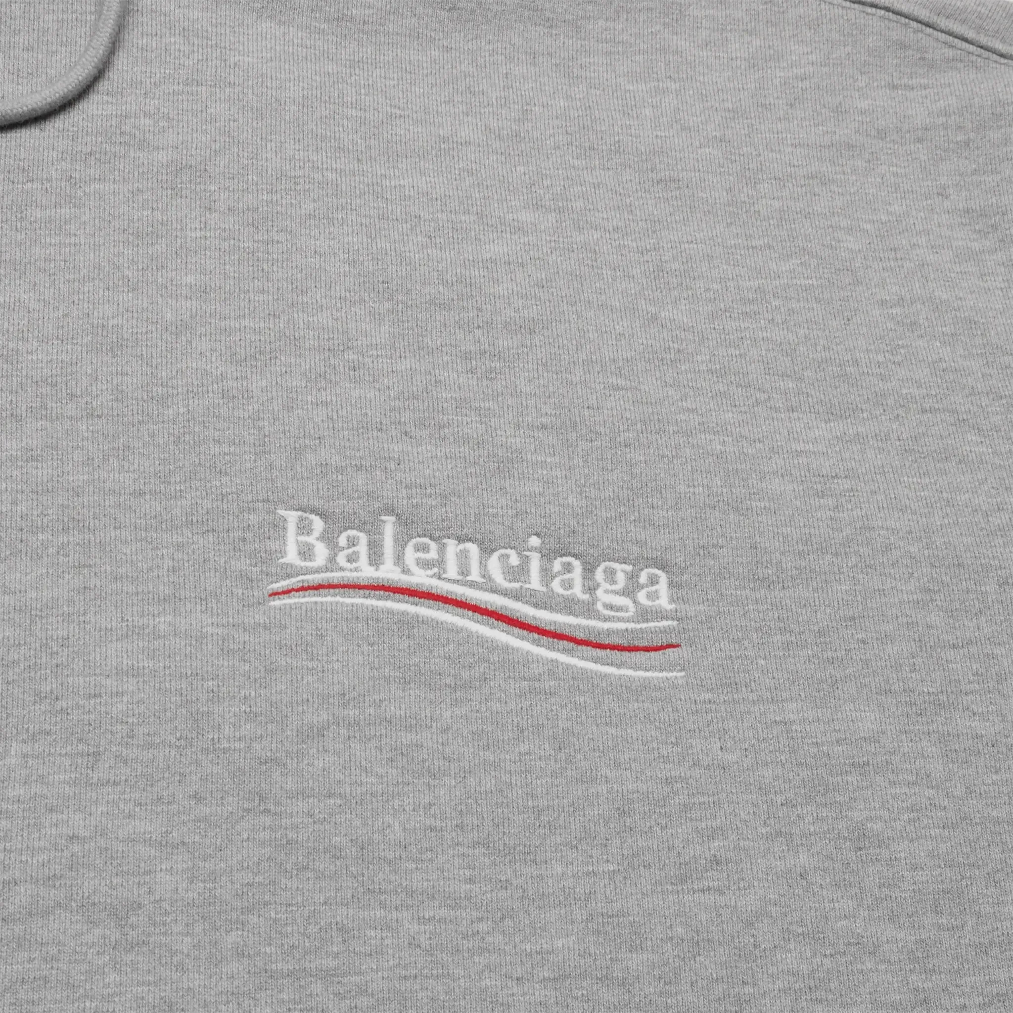 Balenciaga Political Grey Hoodie