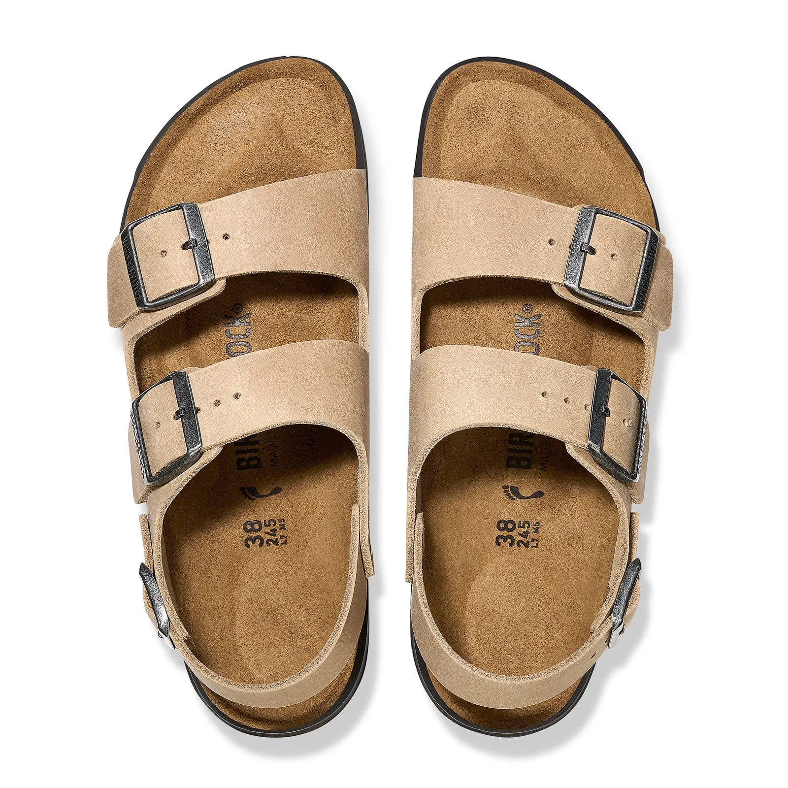 Birkenstock Milano Crosstown Backstrap Sandal (Women) - Tobacco Brown Oiled Leather