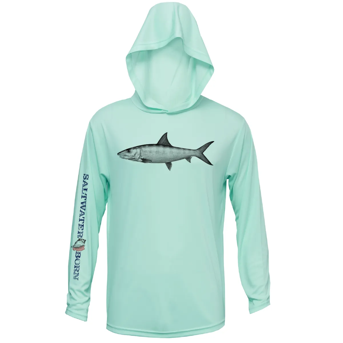 Bonefish Boys Long Sleeve UPF 50  Dry-Fit Hoody