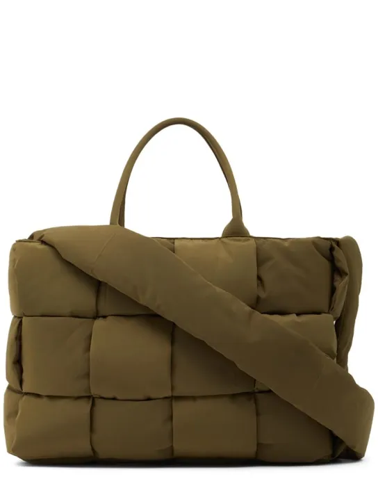 Bottega Veneta   Large Arco padded tech tote bag 