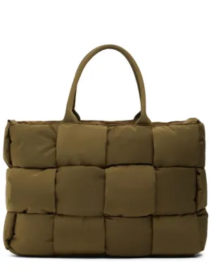 Bottega Veneta   Large Arco padded tech tote bag 