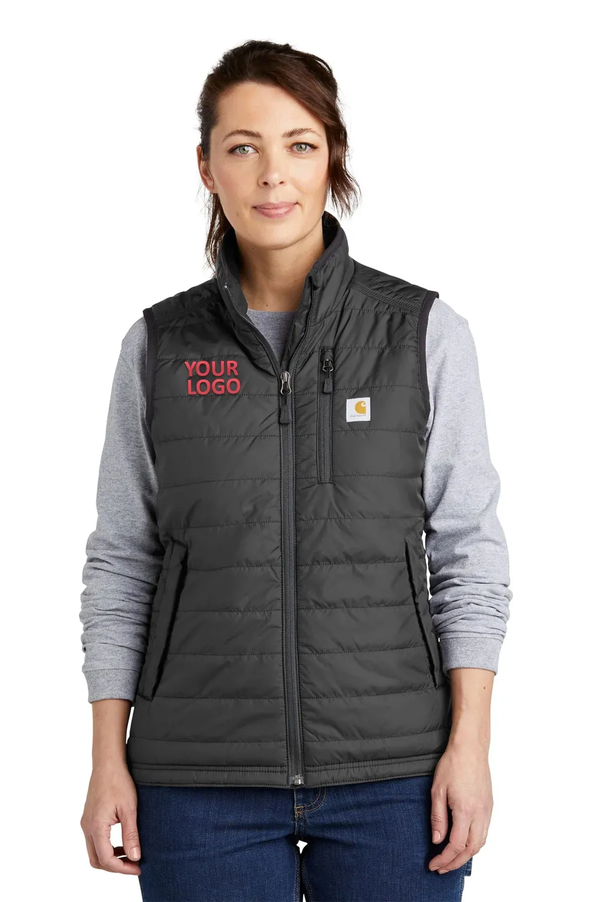 Carhartt Womens Gilliam Customized Vests, Shadow Grey