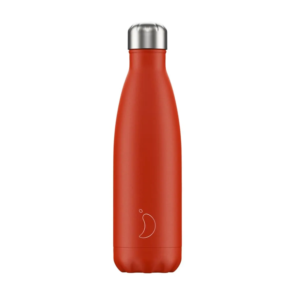 Chilly's Bottle Matte Red 500ml