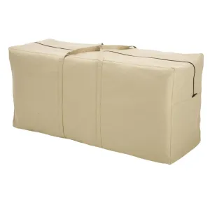 Classic Accessories 16.25 In. W. x 22.5 In. H. x 48 In. L. Tan Polyester/PVC Cushion Cover