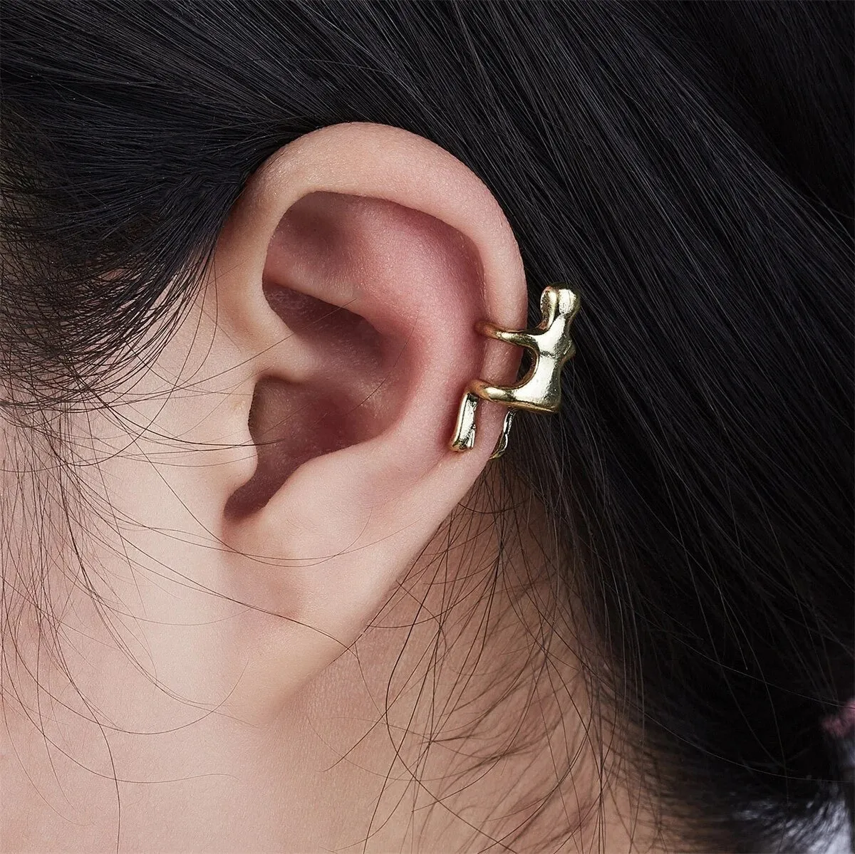 Climbing Man Ear Cuff Earring