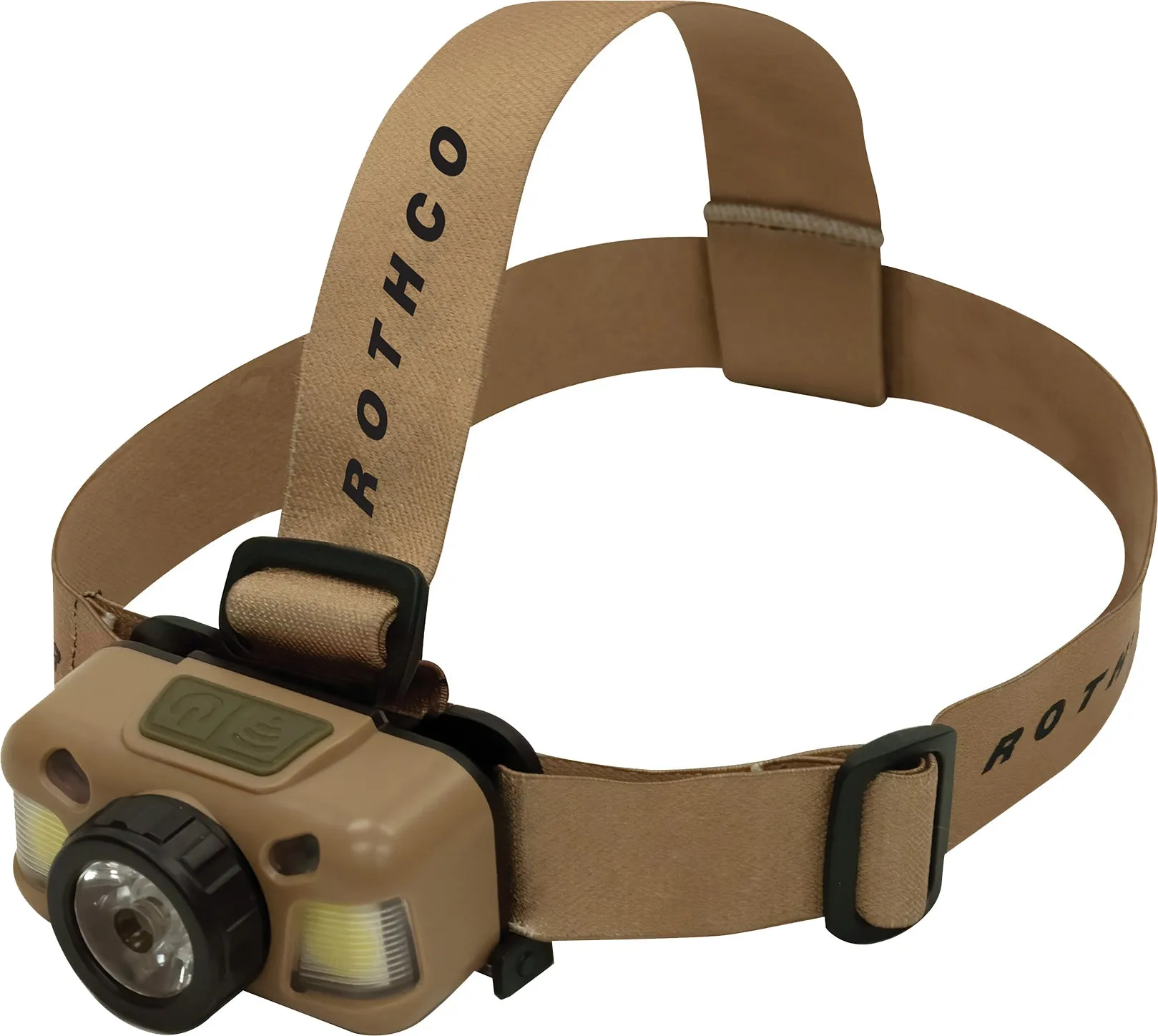 Coyote Brown Rechargeable 600 Lumen Led Headlamp Motion Sensor Multi-Function Work Flashlight