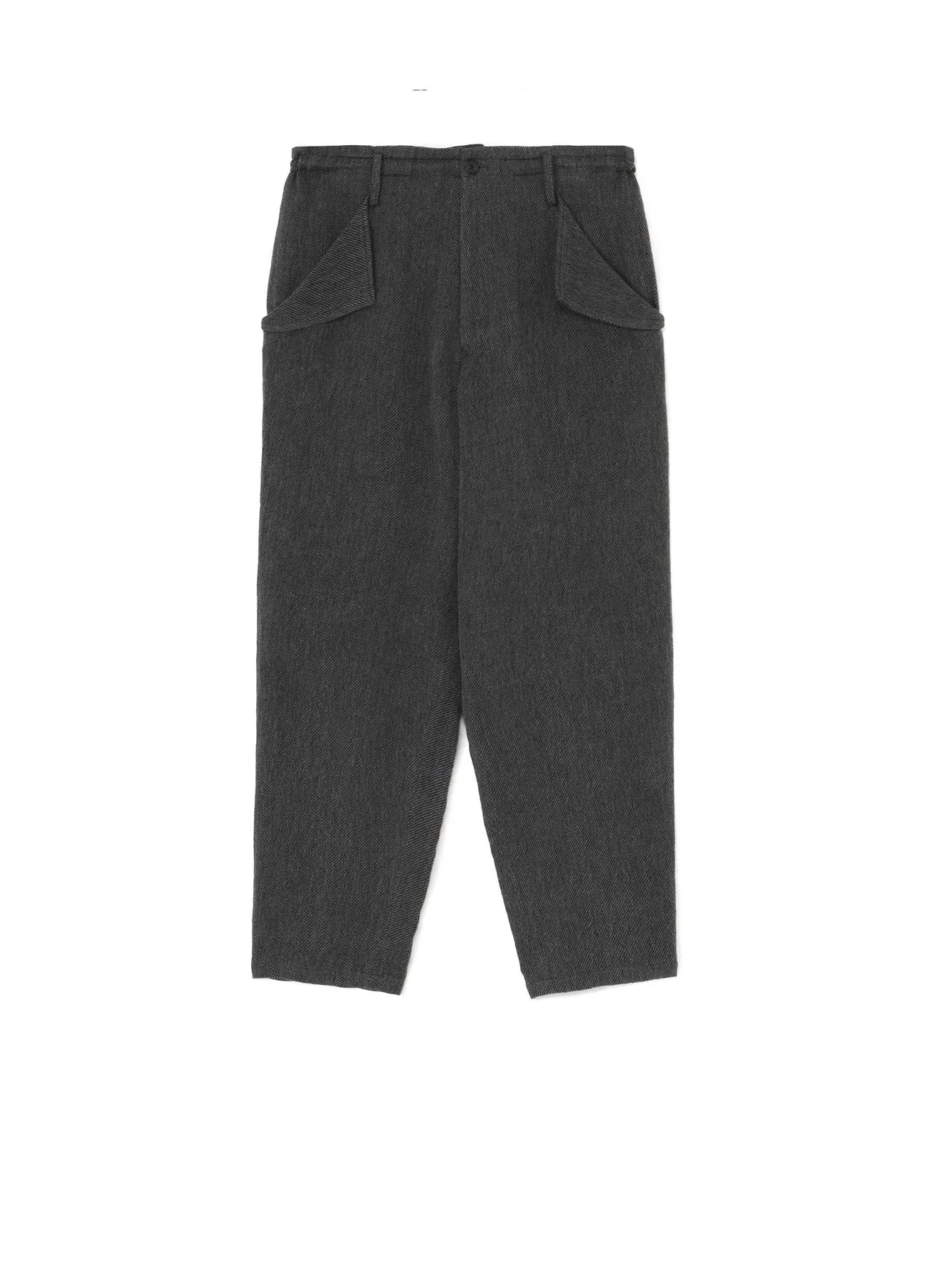 C/SOFT TWEED M-SEAM FLAP POCKET PANTS