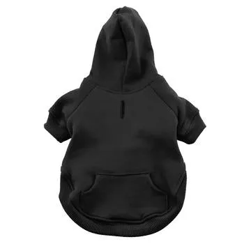 Flex-Fit Dog Hoodie - Black