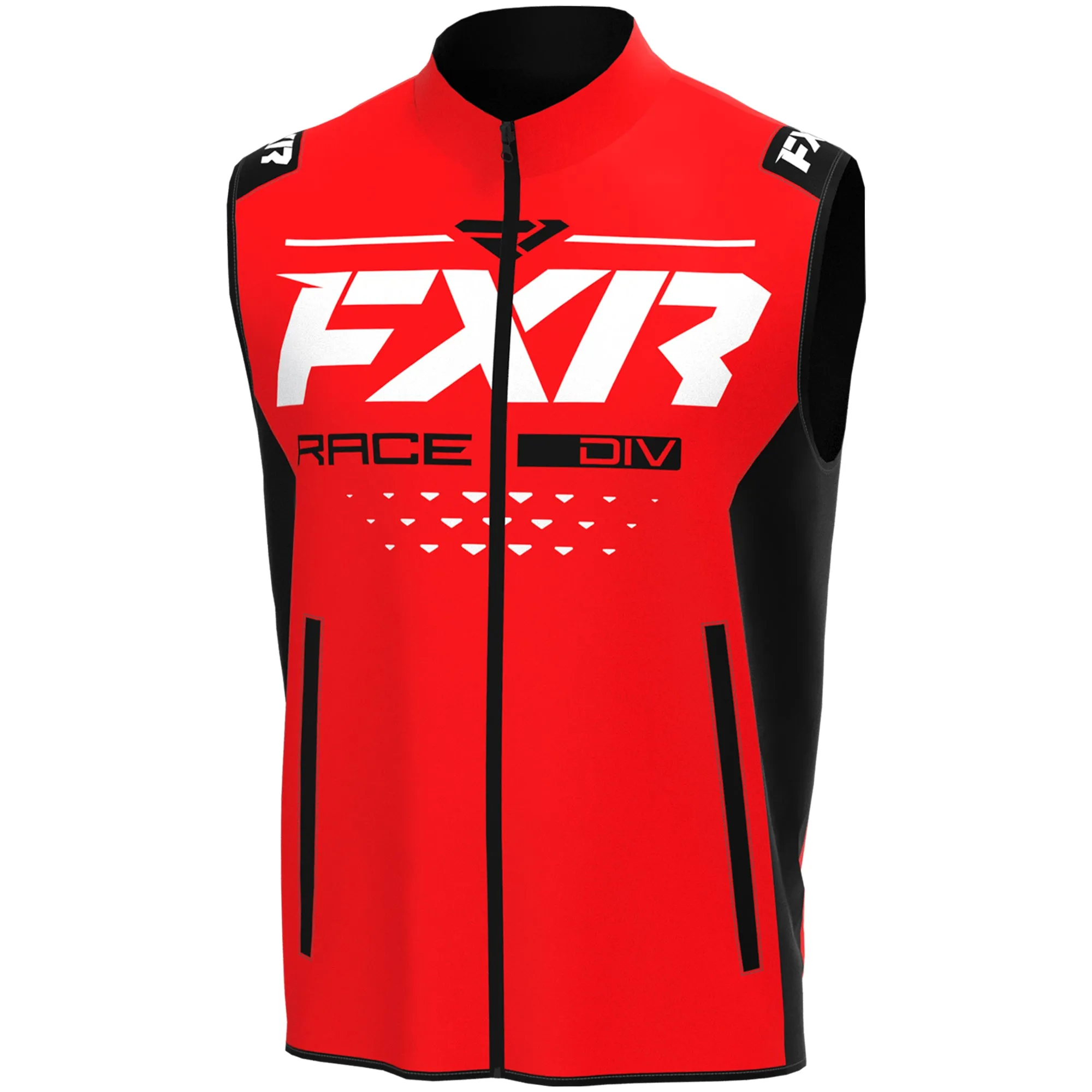 FXR  Mens Red Black RR MX Vest Breathable Mesh Back Lightweight Waterproof