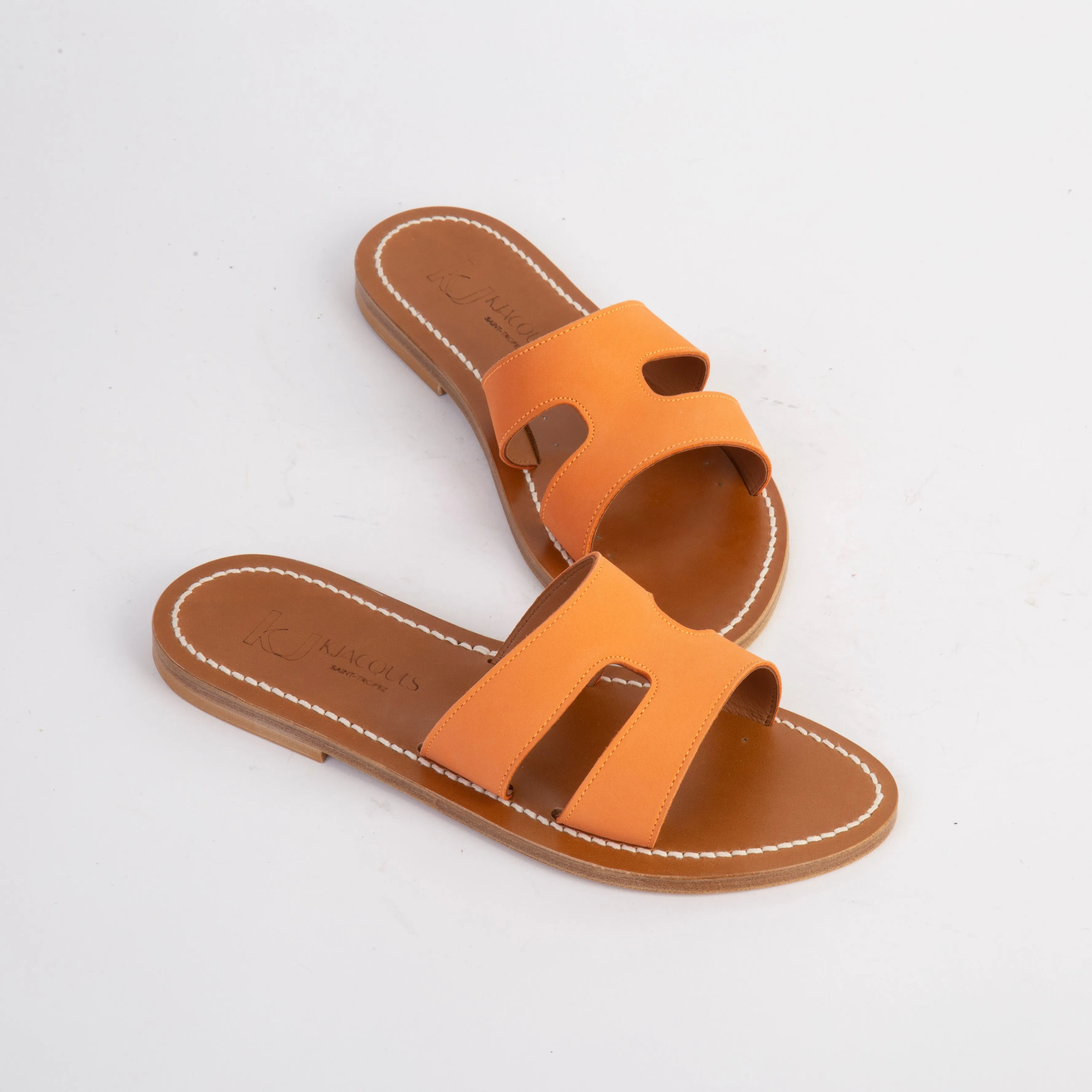 K.JACQUES SANDALS - MENANDRE - NABUK ORANGE