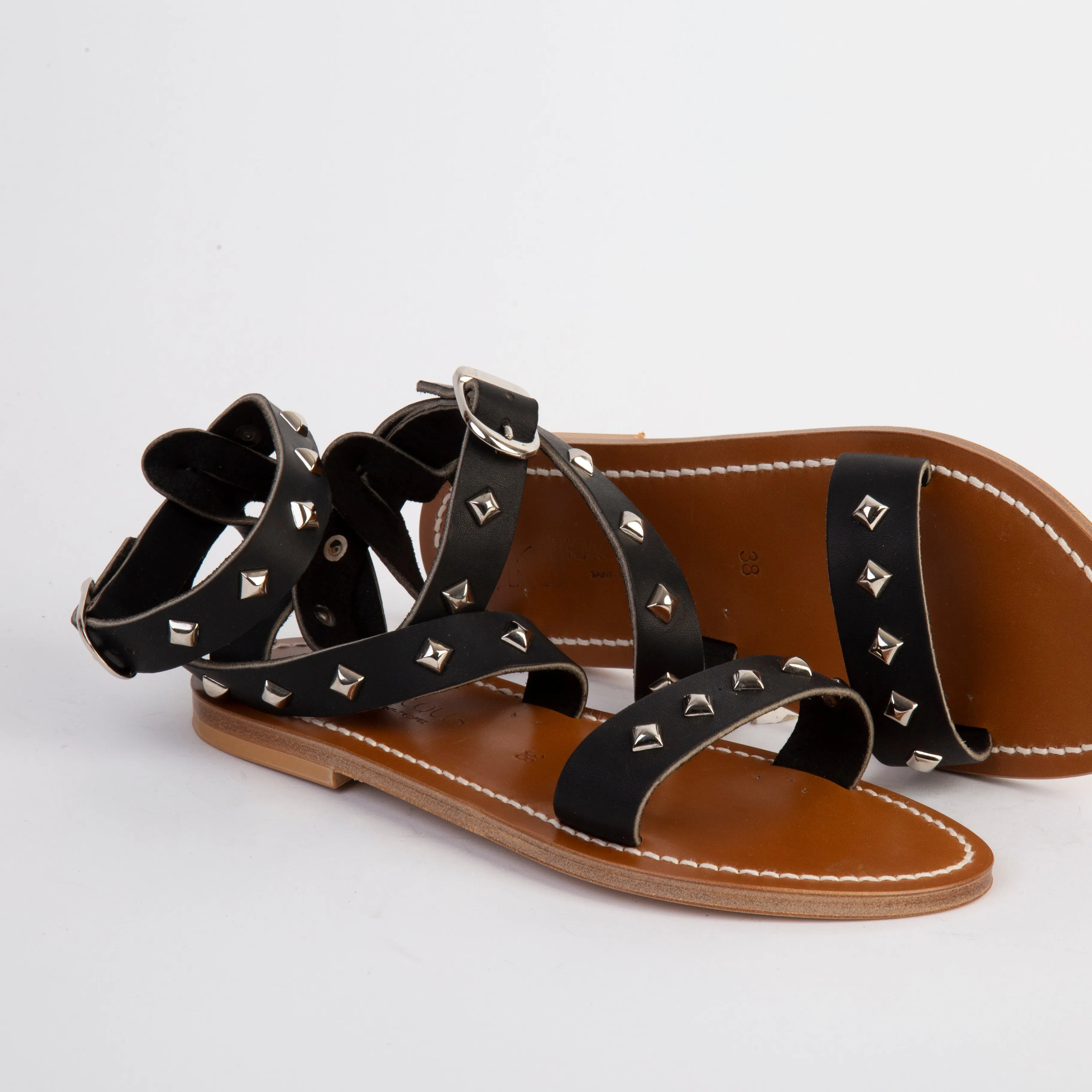 K.JACQUES SANDALS - SHARKANPYR - NOIR