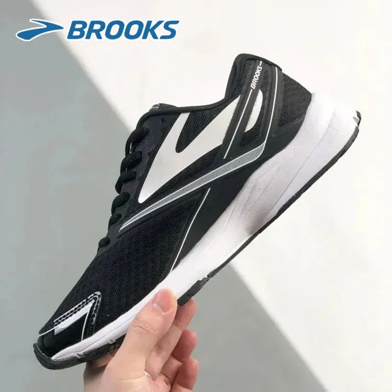 [Limited time sale] Brooks black sports shoes, outdoor jogging shoes, off-road climbing, breathable shock-absorbing casual shoes