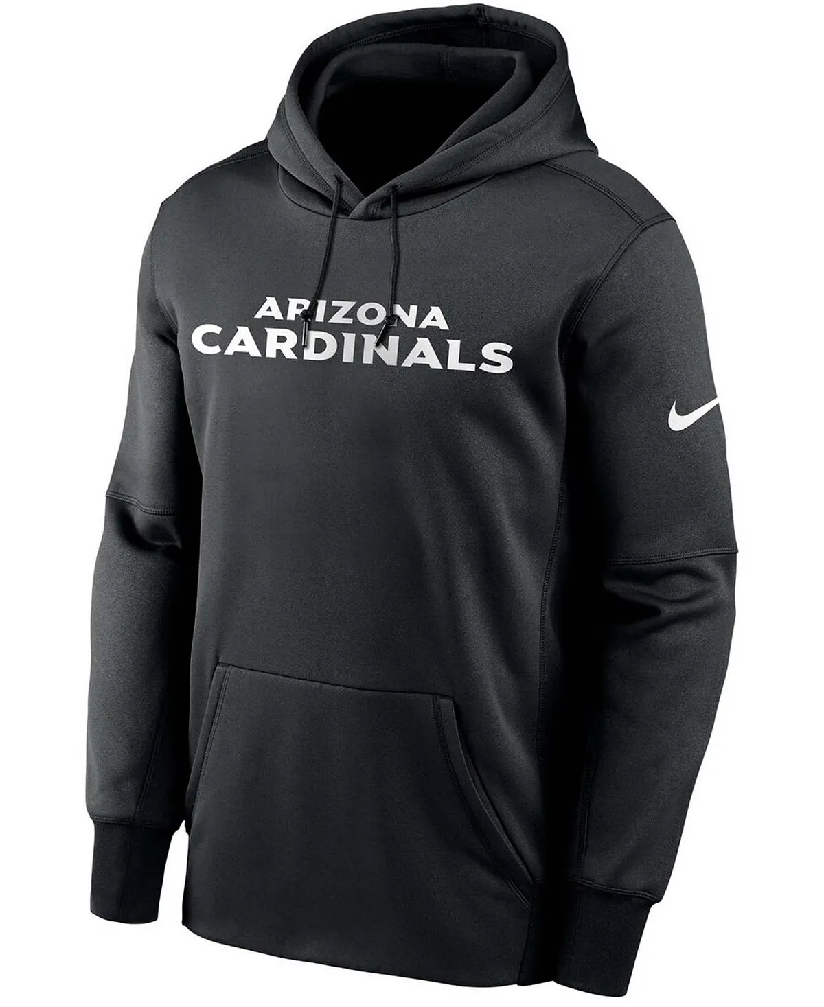 Men's Black Arizona Cardinals Fan Gear Wordmark Performance Nike Pullover Hoodie