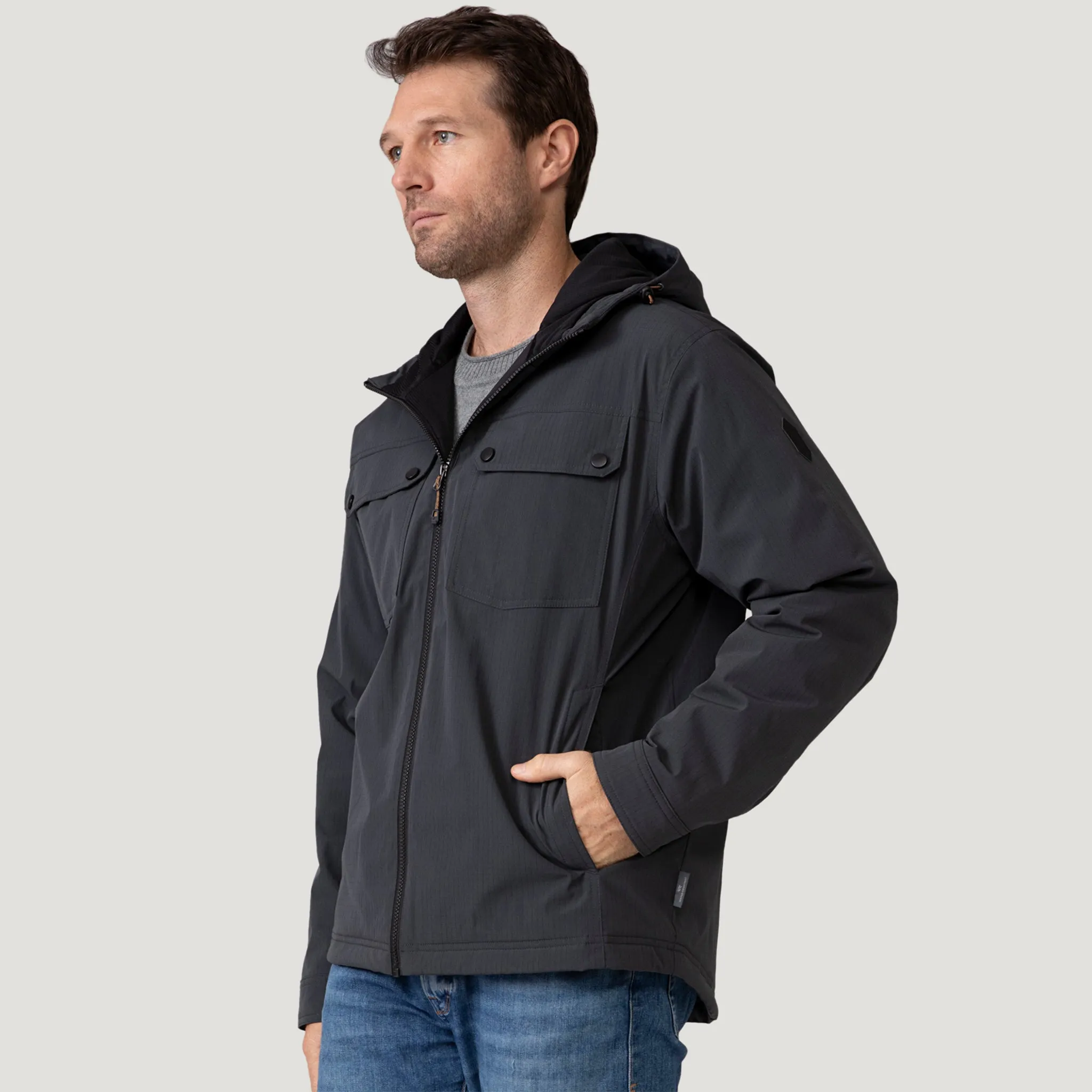 Men's Hooded Cruiser Midweight Jacket