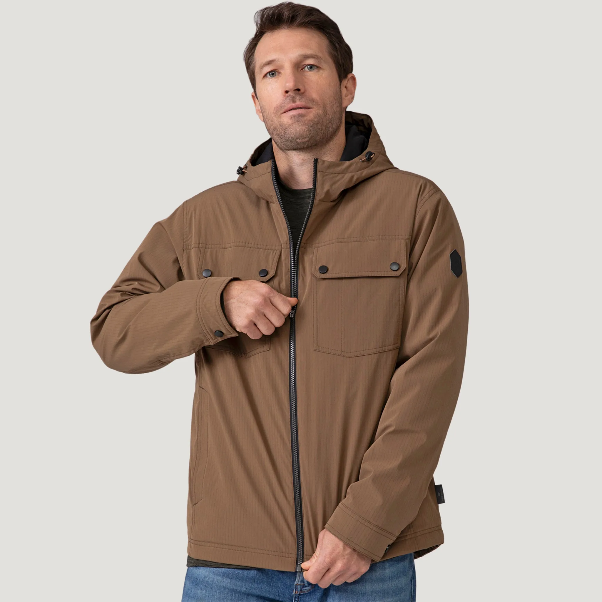 Men's Hooded Cruiser Midweight Jacket