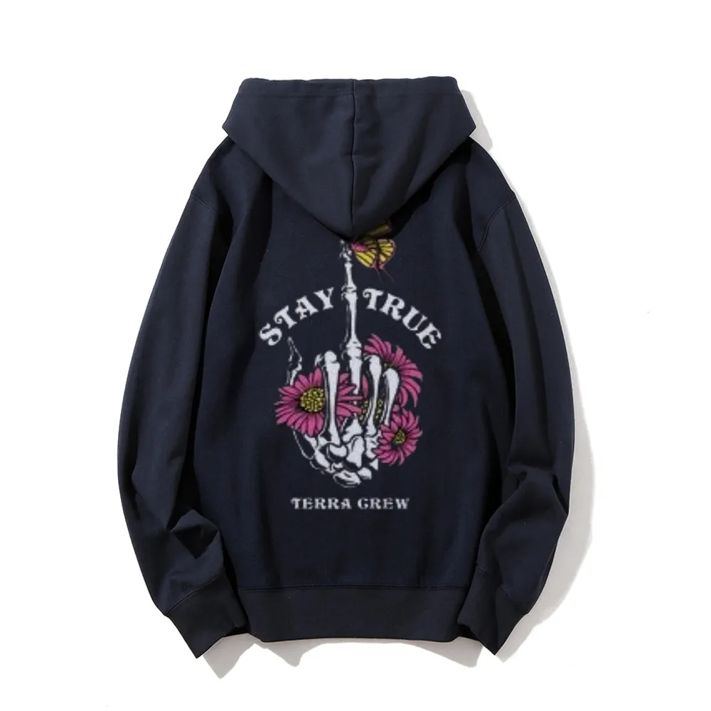 Mens STAY TRUE Graphic Hoodies