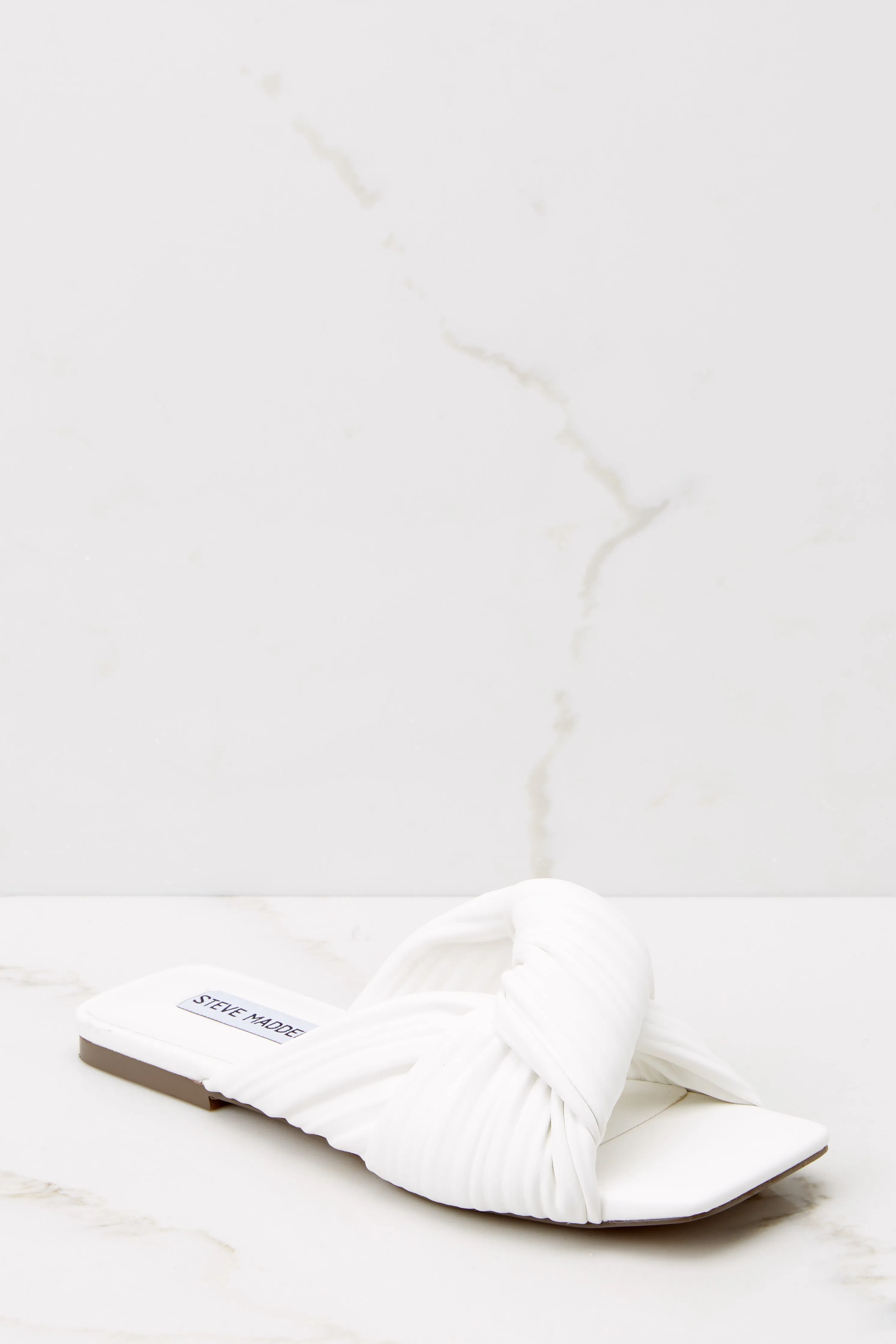 Mentor White Sandals