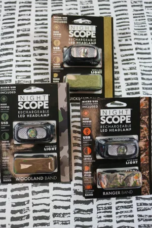 Night Scope Trailblazer Rechargeable LED Headlamp