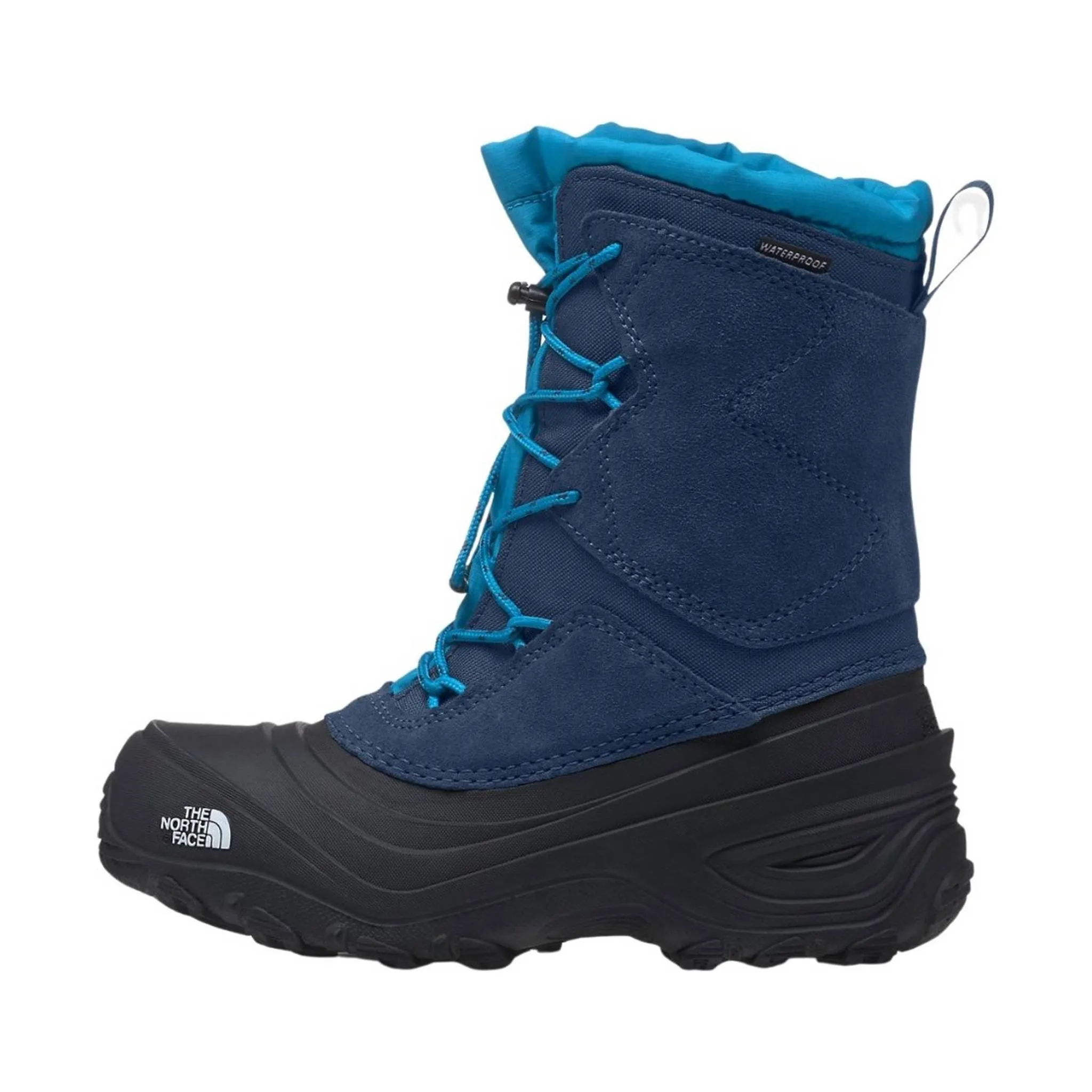 North Face Kids' Alpenglow V Waterproof Winter Boots - Shady Blue/Acoustic Blue