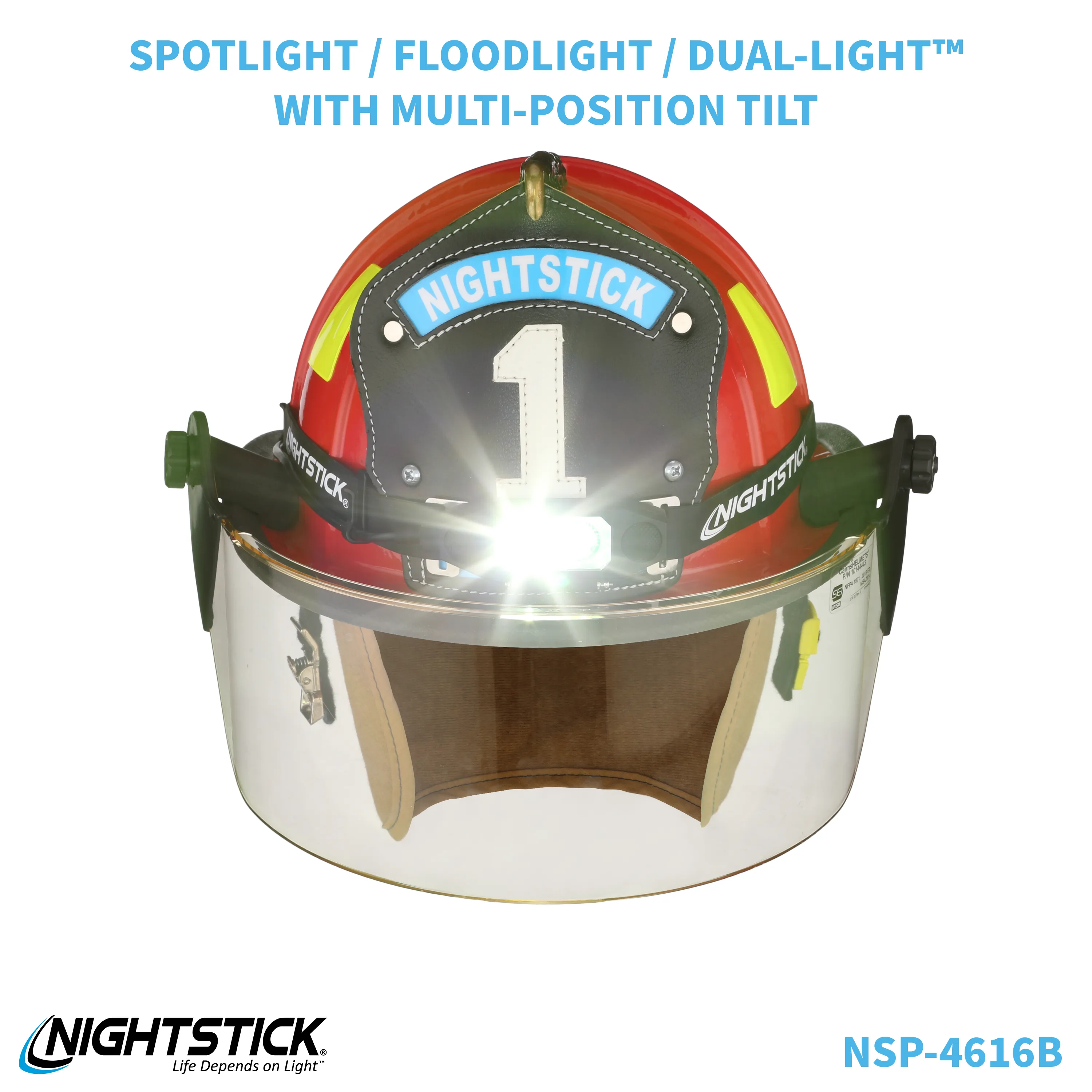 NSP-4616B: Low-Profile Dual-Light Headlamp