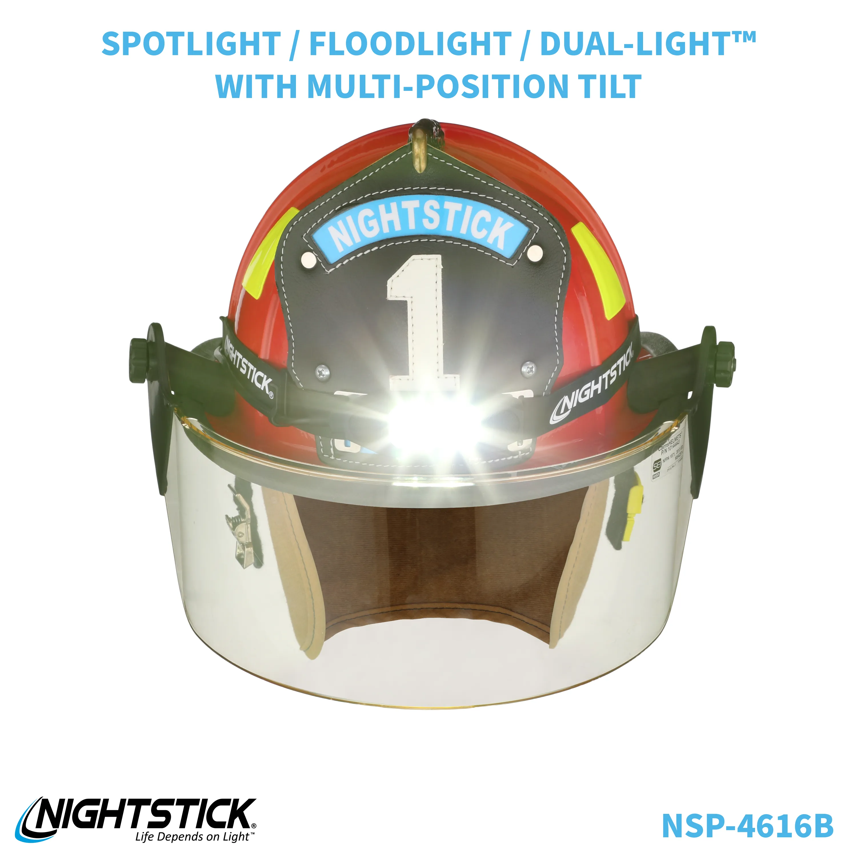 NSP-4616B: Low-Profile Dual-Light Headlamp