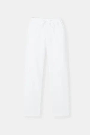 Old Money Cotton & Linen Blend Drawstring Pants