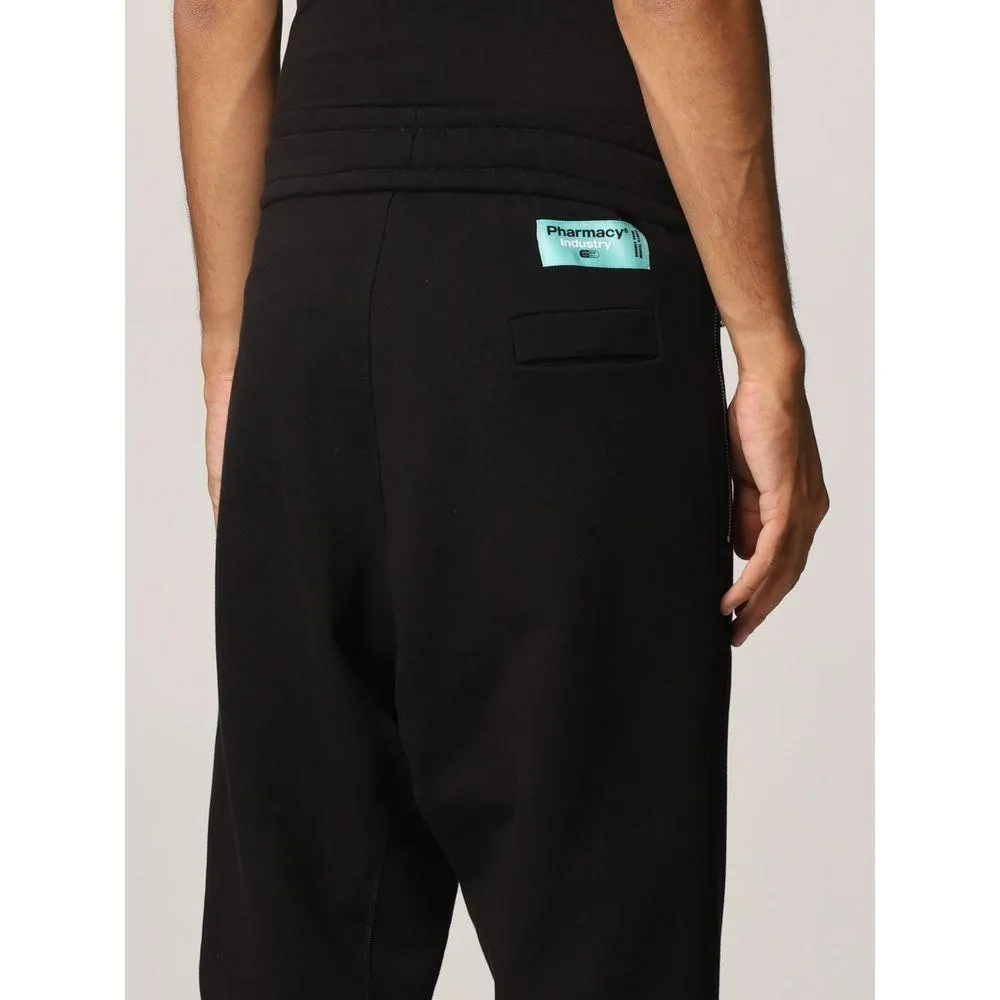 Pharmacy Industry Black Cotton Men Pants