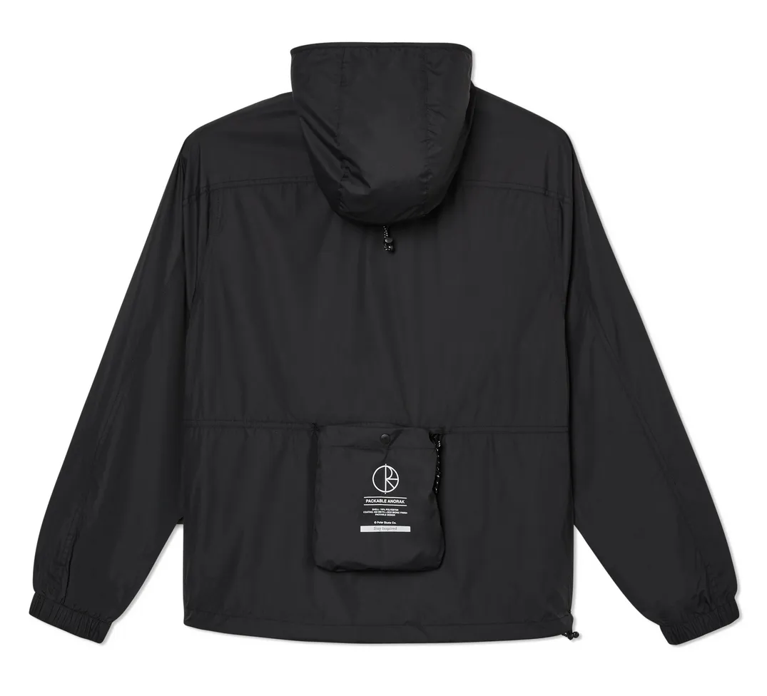 Polar Skate Co - Packable Anorak - Black