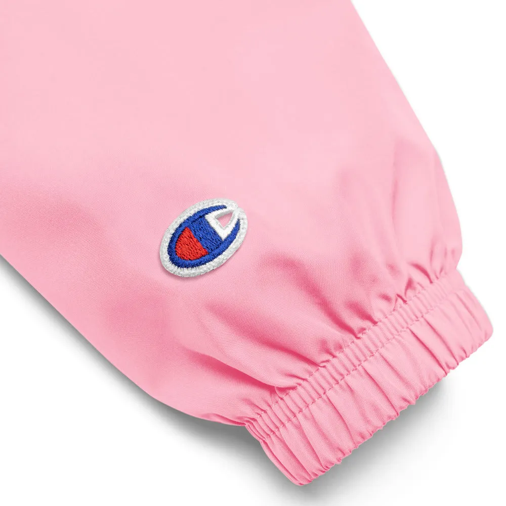 Stay Weird Windbreaker Jacket | Pink