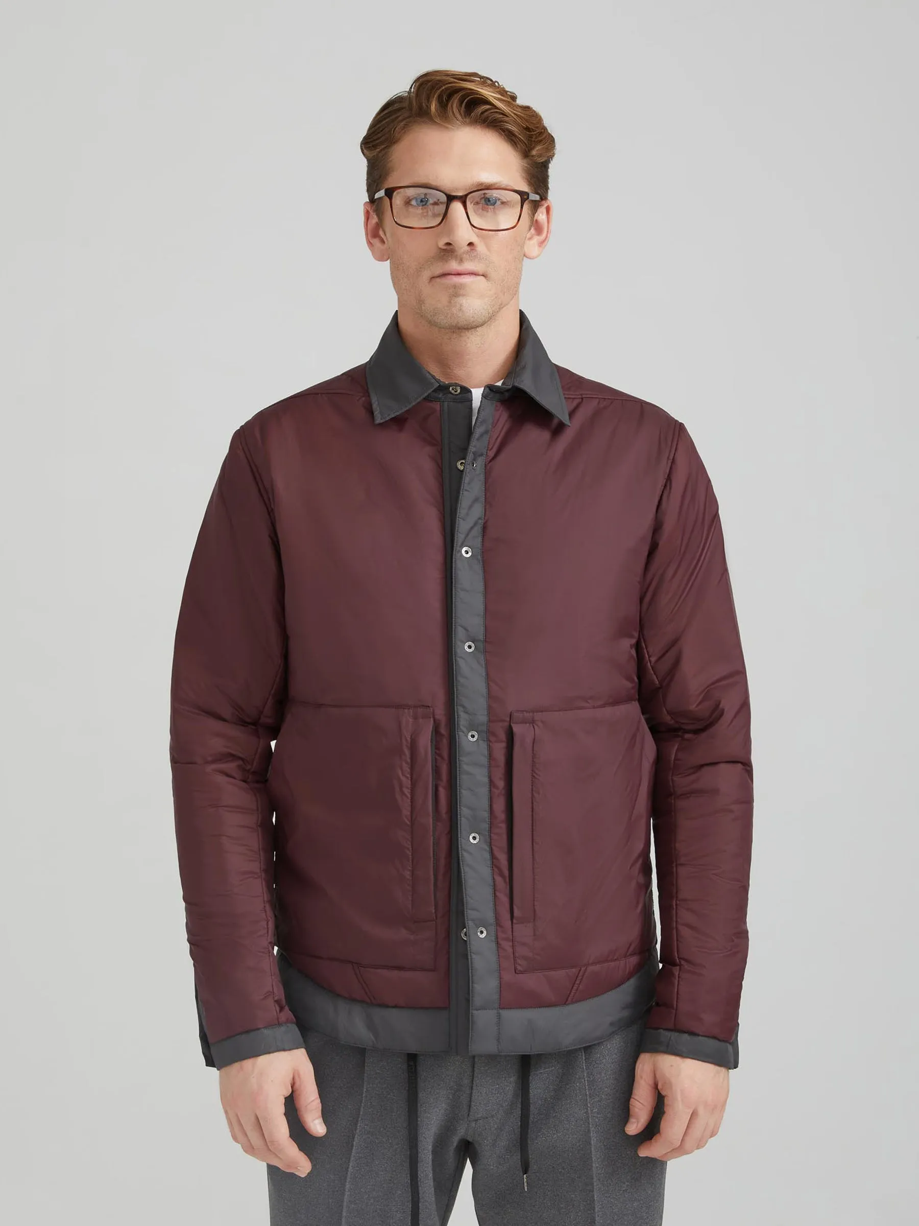 Terra Jacket / Charcoal   Oxblood