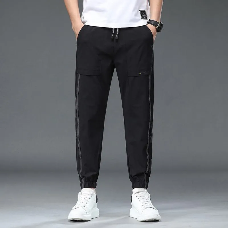 Versatile Elasticity Elastic Waist Pants