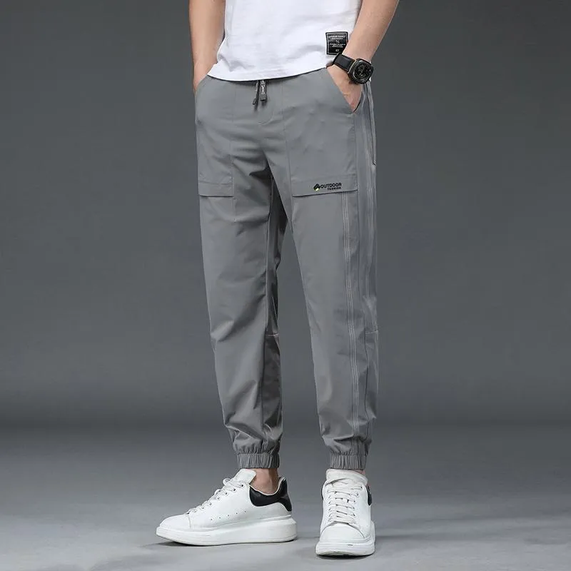 Versatile Elasticity Elastic Waist Pants