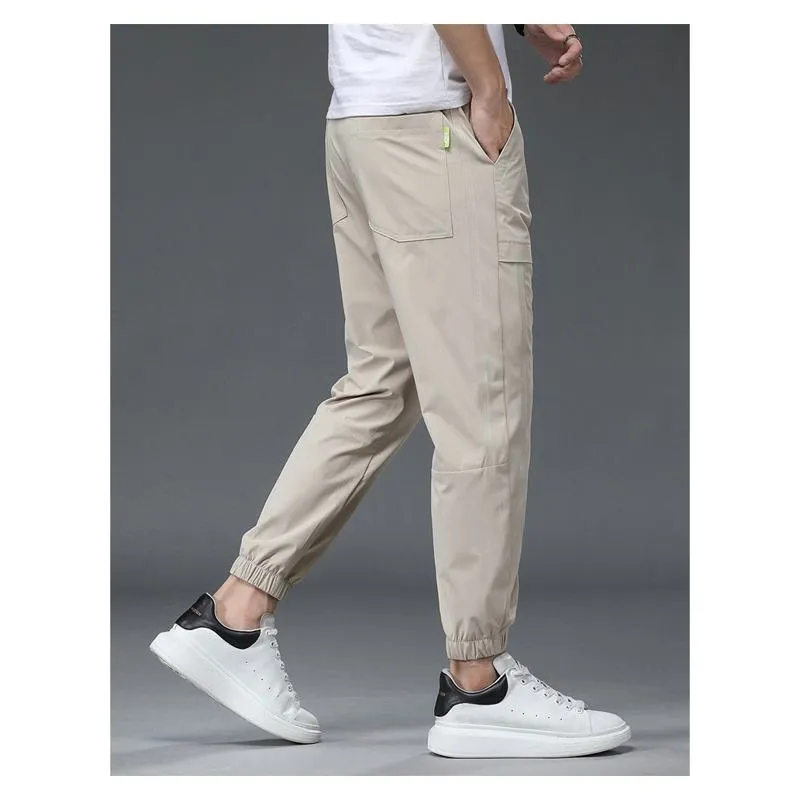 Versatile Elasticity Elastic Waist Pants