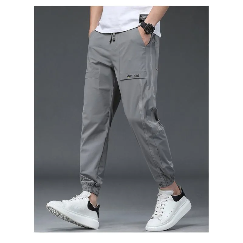 Versatile Elasticity Elastic Waist Pants