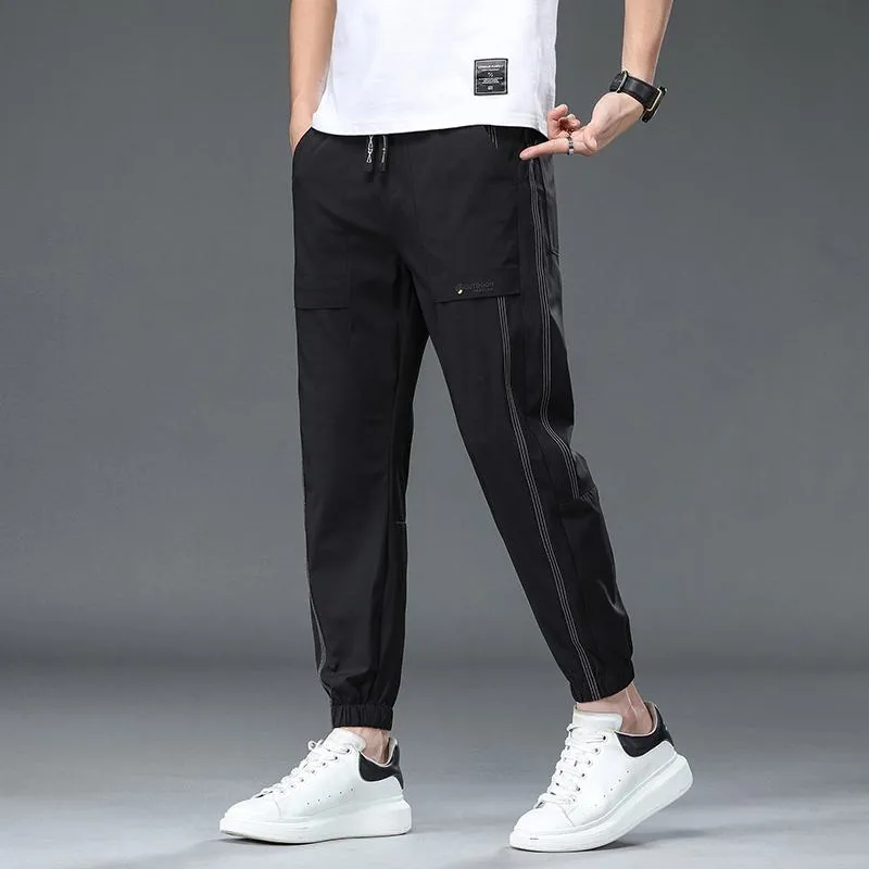 Versatile Elasticity Elastic Waist Pants