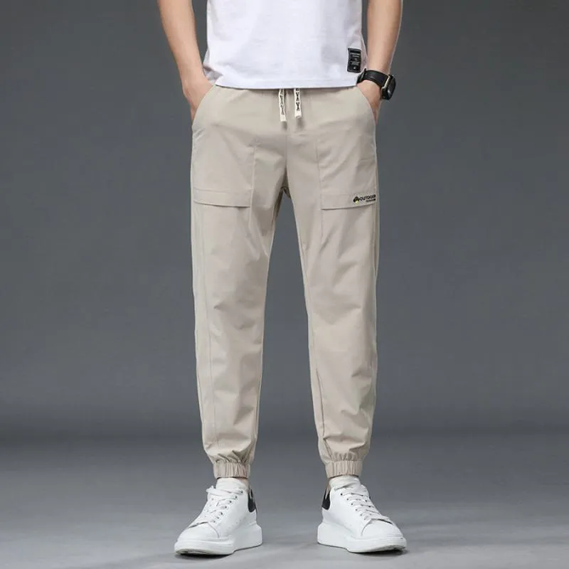 Versatile Elasticity Elastic Waist Pants