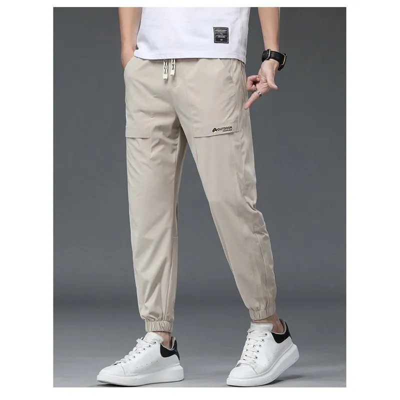 Versatile Elasticity Elastic Waist Pants