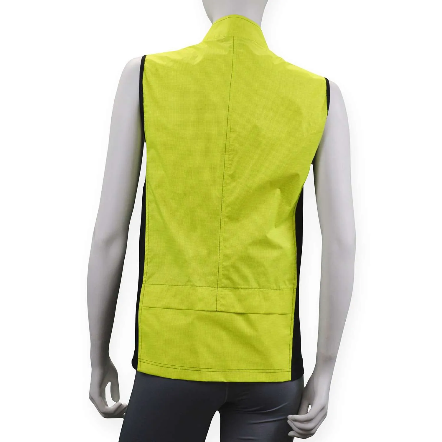 Women's Newport Packable Reflective Vest in Flo Lime