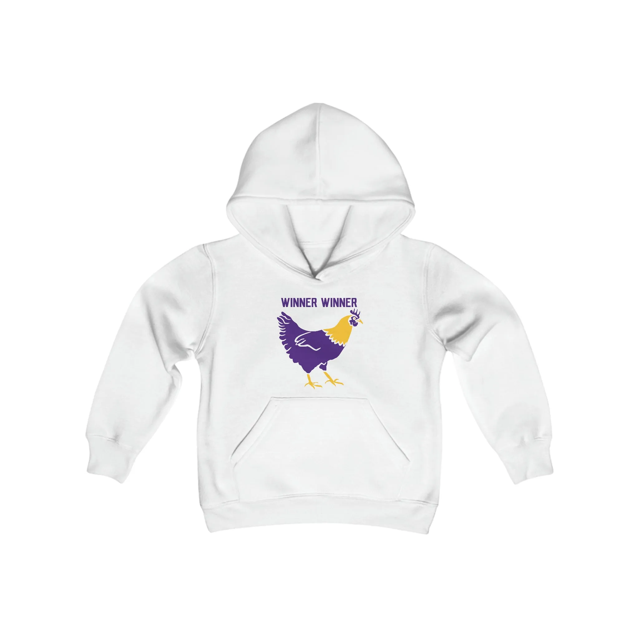 Youth Heavy Blend Hoodie - Winner Winner Chicken Dinner