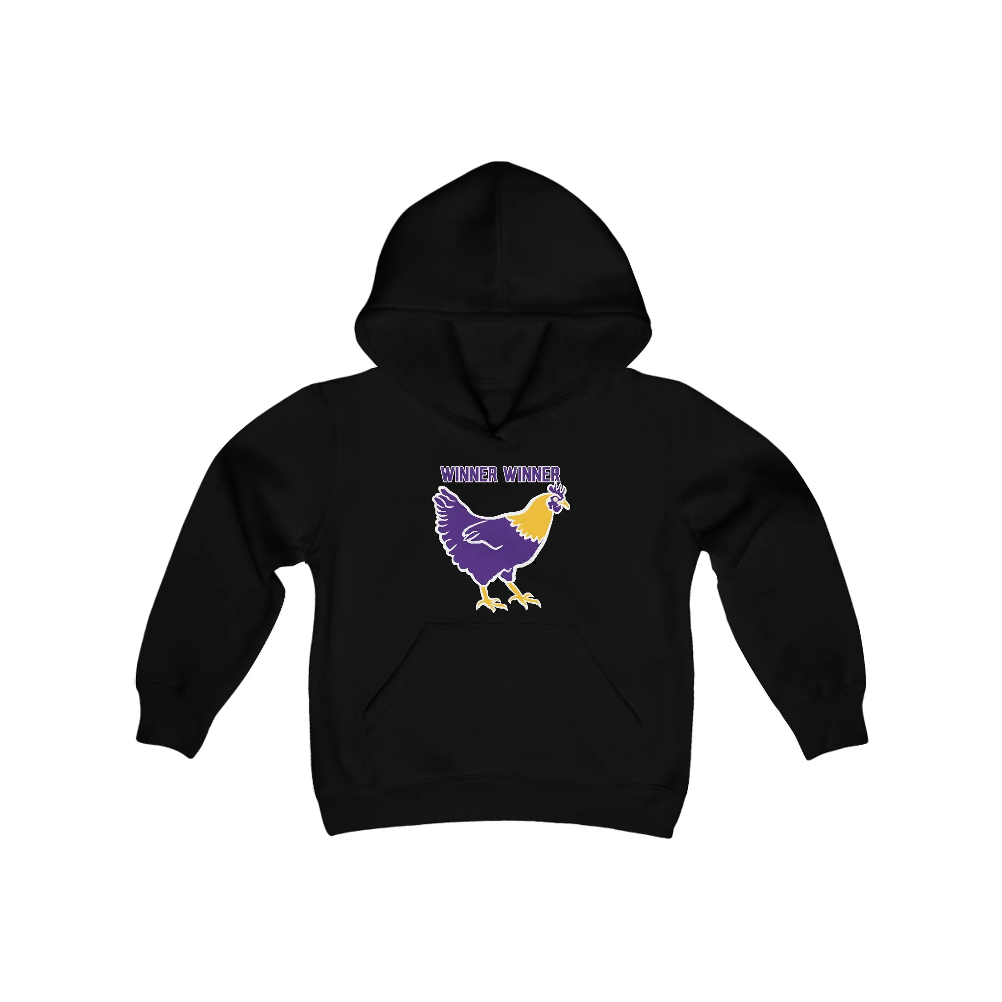 Youth Heavy Blend Hoodie - Winner Winner Chicken Dinner