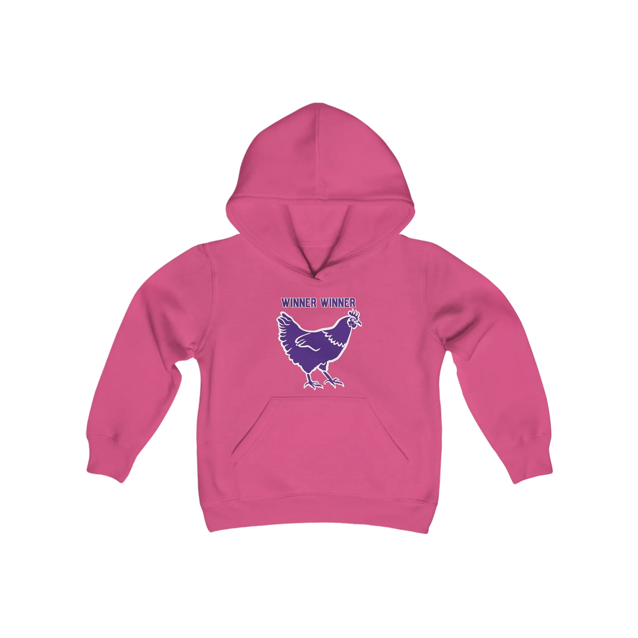 Youth Heavy Blend Hoodie - Winner Winner Chicken Dinner