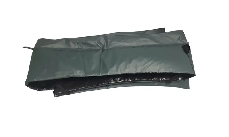 10 Ft X 14 Ft Green Rectangular Trampoline Safety Pad – 8 Spring Holes, Supports 7 In Springs 1