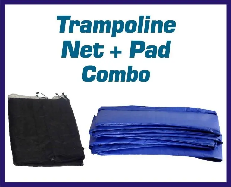 13-Foot Round Trampoline Safety Net And Padding Kit For 6-Pole Or 3-Arch Configuration 1