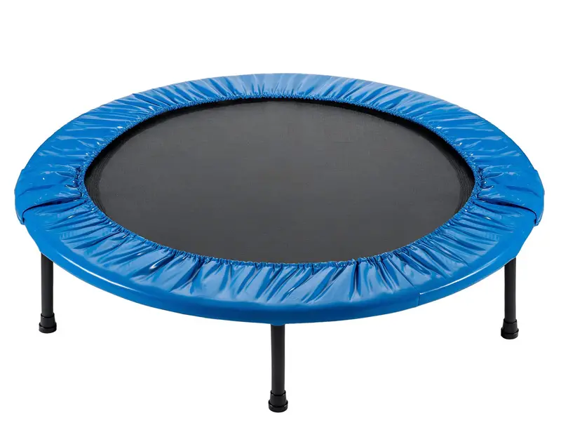 44-Inch Foldable Mini Trampoline Safety Pad – Blue Spring Cover For 6-Leg Frames 1
