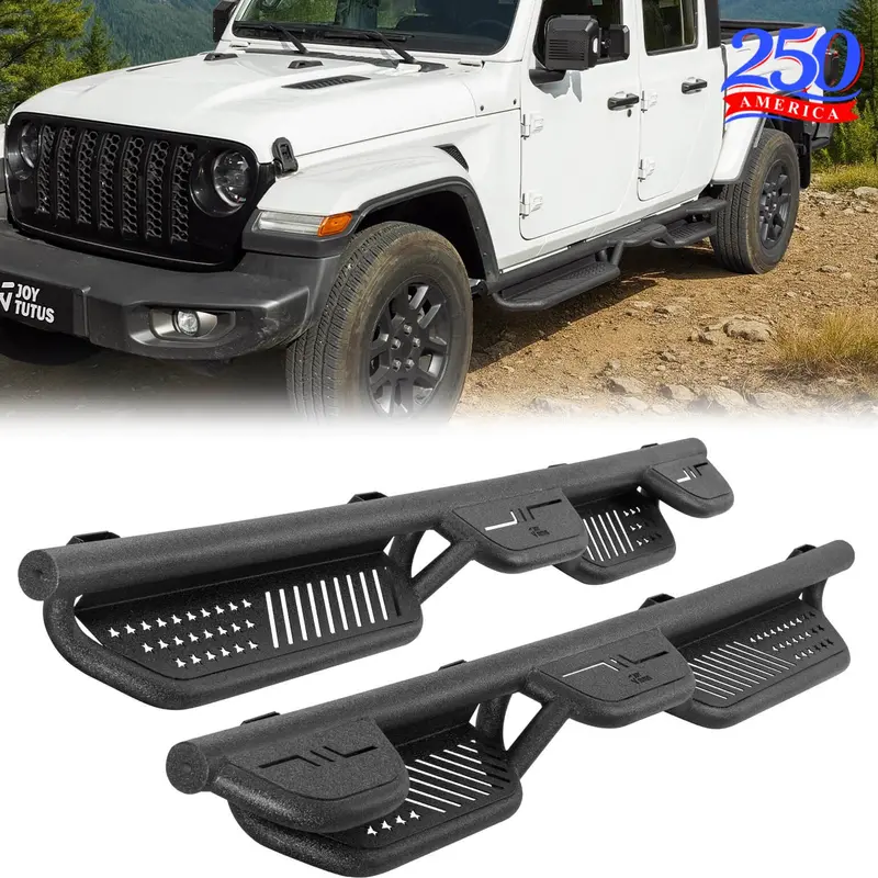 6.7-Inch Dual-Tier Side Steps For Jeep Gladiator Jt (2020–2026) 1