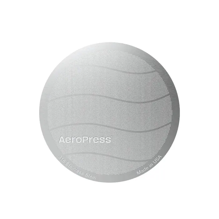 Aeropress Stainless Steel Filter – Reusable Coffee Brewing Screen 1