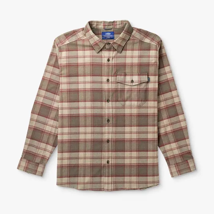 Aftco Lager Long-Sleeve Flannel Shirt – Durable Cotton-Blend Workwear Top 1