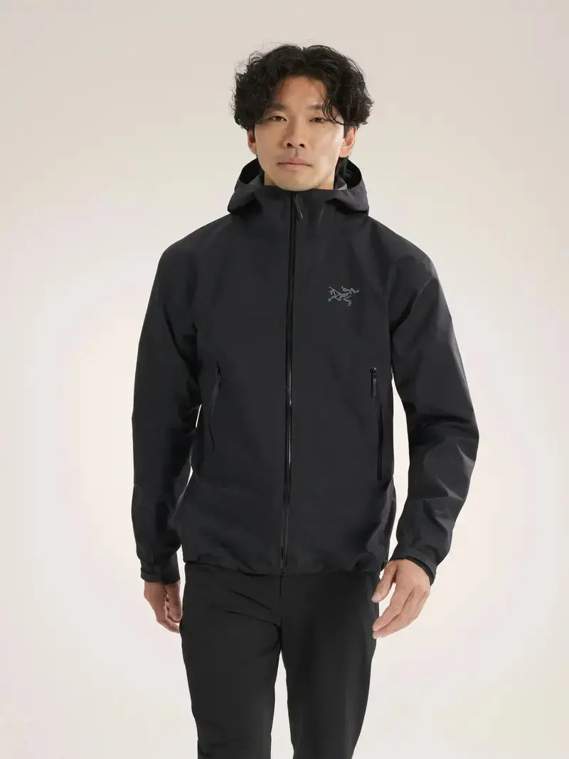 Arc'Teryx Beta Men’S Waterproof Hooded Shell Jacket – Black 1