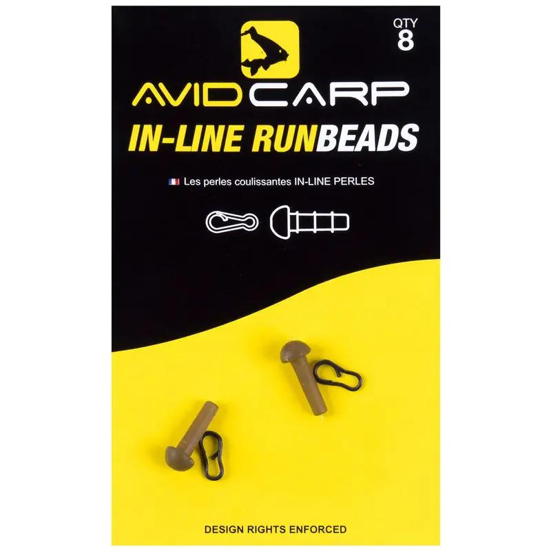 Avid Carp In-Line Run Beads – Smooth Bait Presentation 1